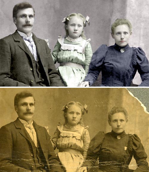 Photo Restoration Sample